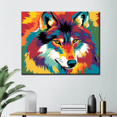 Paint by Numbers Wolf Portrait Animals Animal Art